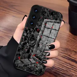 Premium Forged Carbon Fiber Shockproof Glass Phone Case - Samsung A31 4G (Black1)