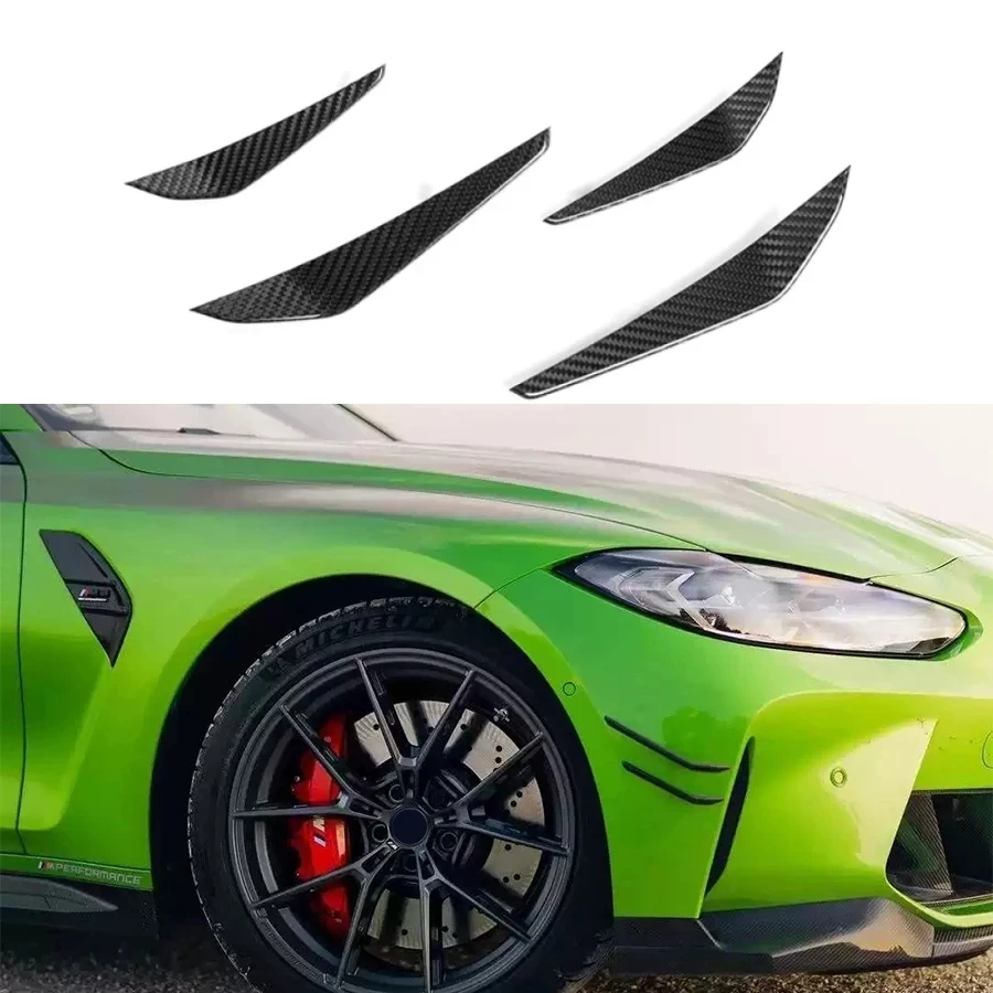 

Ветровой нож для BMW M3 G80 M4 G82 G83, из углеродного волокна, передний бампер, сплиттер, спойлер, утюжок, воздушный нож, объемная отделка, стиль МП