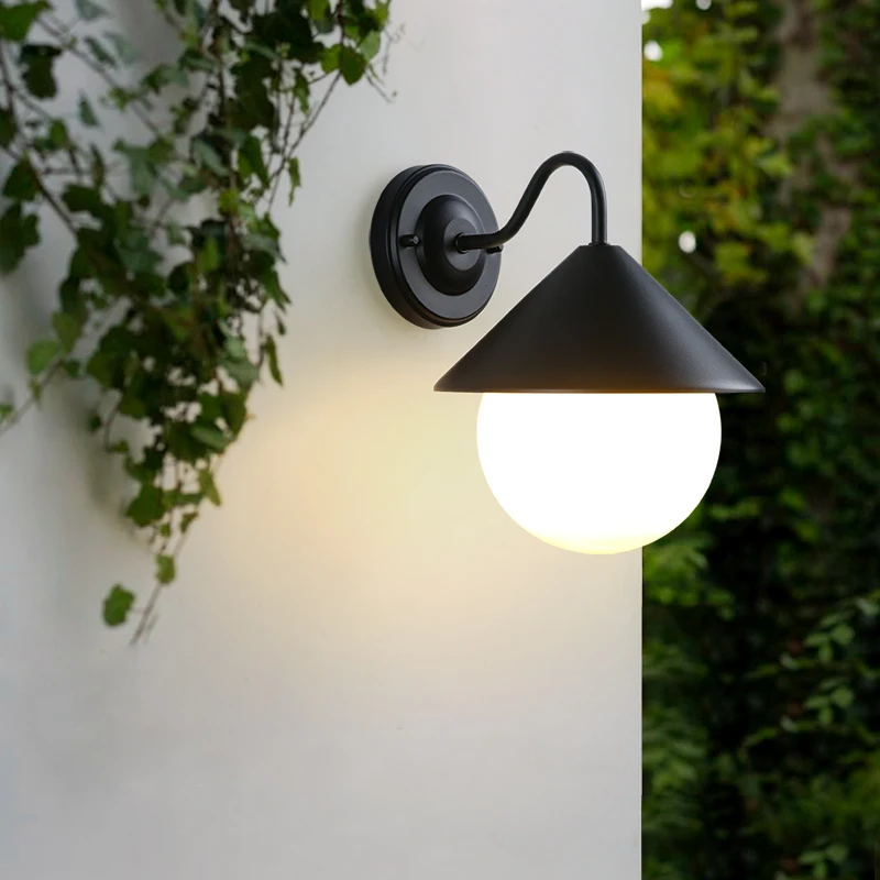 LED Outdoor Wall lamp Waterproof And Moisture-proof Outdoor Wall Lamp Courtyard Wall Lamp Staircase Lamp Acrylic Ball