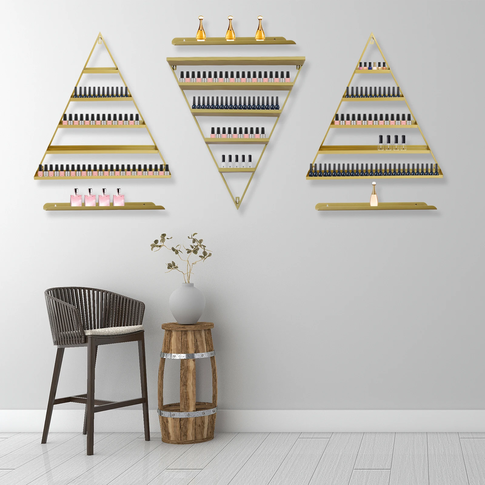 Nail polish display rack configuration 7