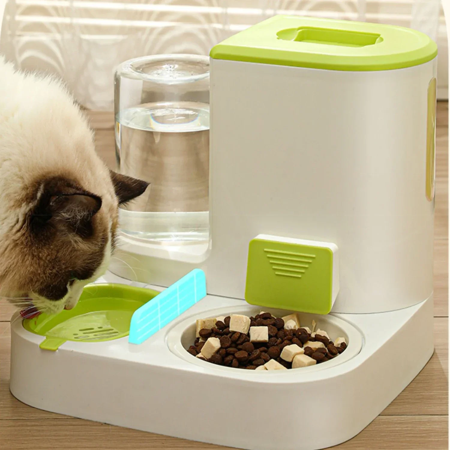 

Bowl Dog Capacity Dry Dispenser Large Automatic Pet And Wet Separation Food Feeder Cat Water Container Drinking