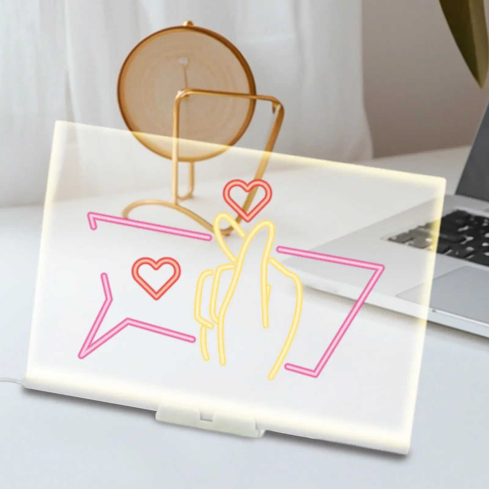 Kids LED Drawing Board LED Erasable Note Board Portable Erasable Painting Tool For Classroom Home School Kindergarten Toddler 3