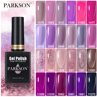 Parkson Purple Series Gel Nail Polish 12ml Long Lasting For Manicure Nail Art Soak Off Glitter Lacquer Varnish Glass Bottle Gel 1