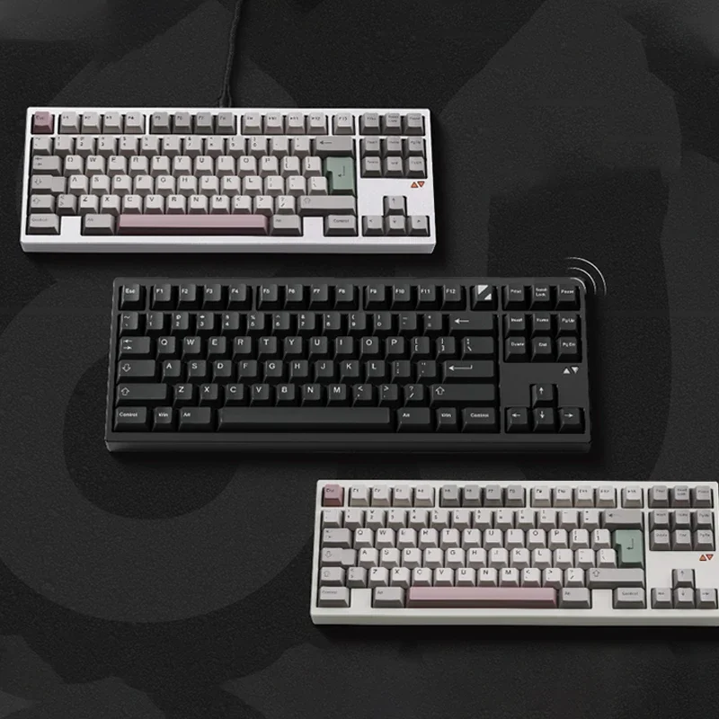 

Беспроводная игровая механическая клавиатура Luminkey80, клавиатура PBT с прокладкой и колпачком клавиш, с возможностью замены клавиш в процессе работы, RGB подсветка, под заказ