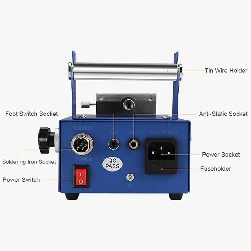 ASS-385A Soldering Iron Tin Feeding Digital Display Constant Temperature Solder Rework Station 75W Automatic Soldering Station
