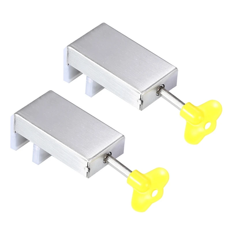 2x Adjustable Window Security Locks Sliding Sash Stopper Child Safety for Protec window lock