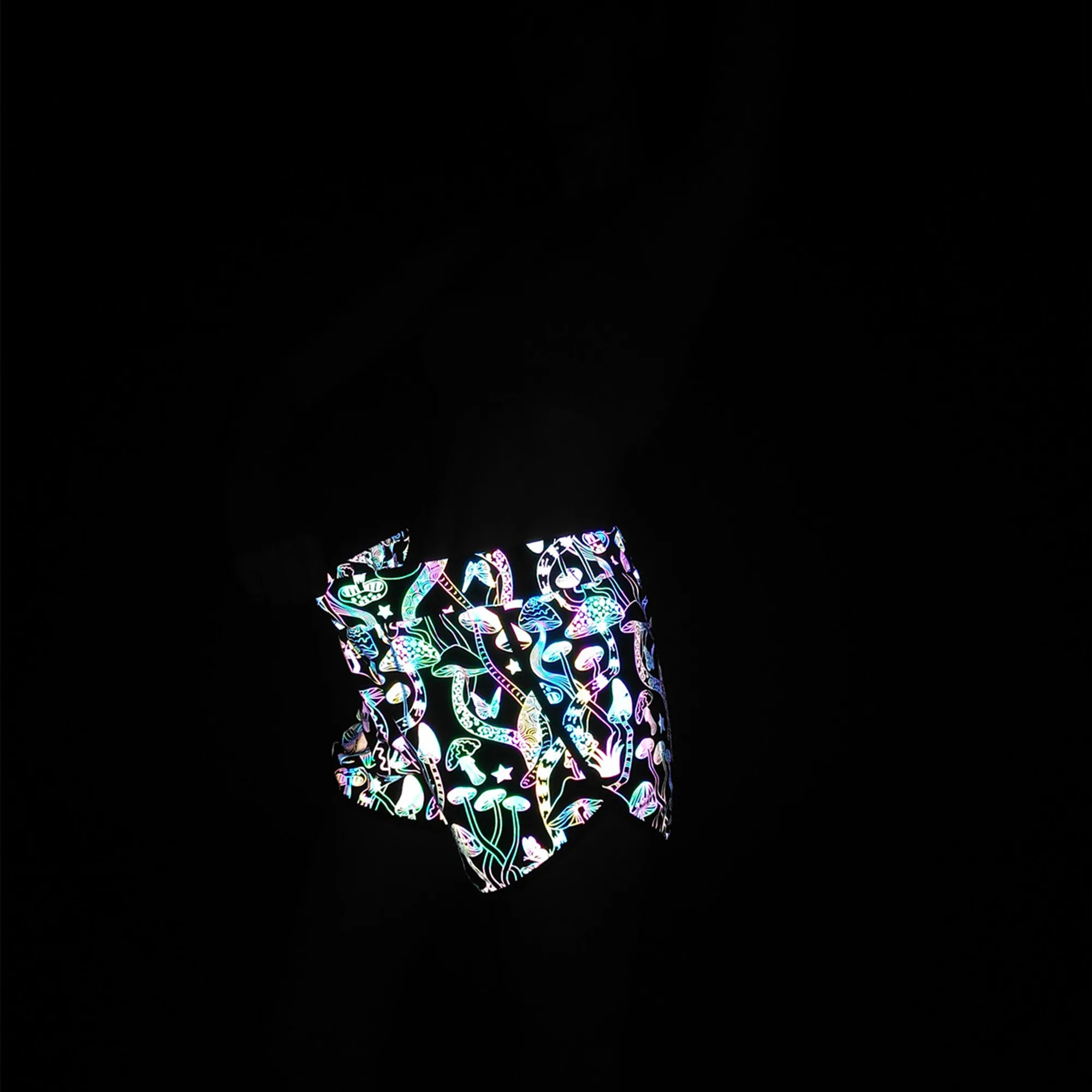 Women's Holographic Running Reflective Rainbow 