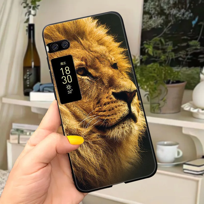 Marble Wolf Cute Silicone Soft TPU Phone Cover Case