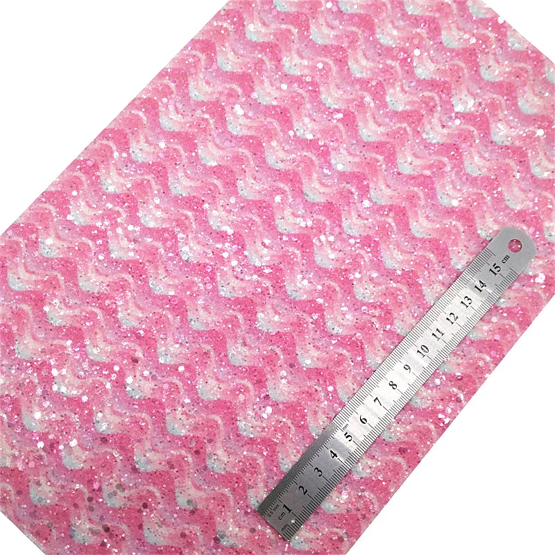 30x134cm or 21x29cm Glitter Synthetic Leather Sheet Perfect for Upholstery, Fashion & Crafting Mermaid Glitter For Bows DIY L009