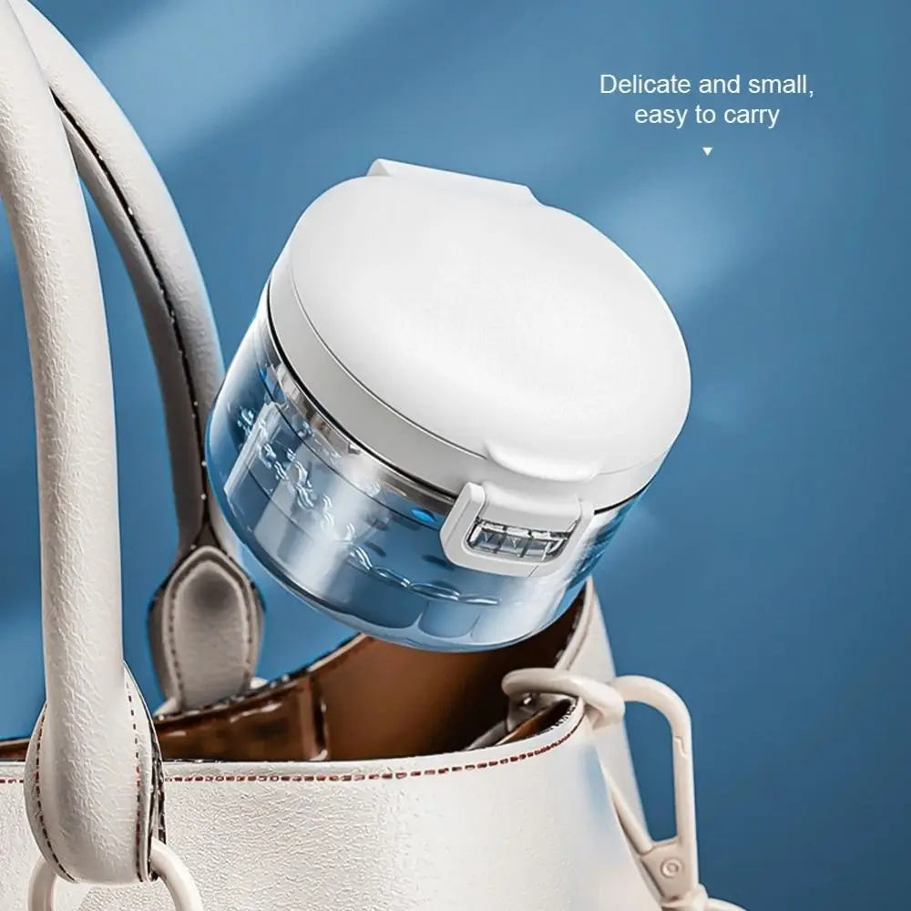 Dual-Layer Magnetic Retainer Case with Mirror and Drainage System