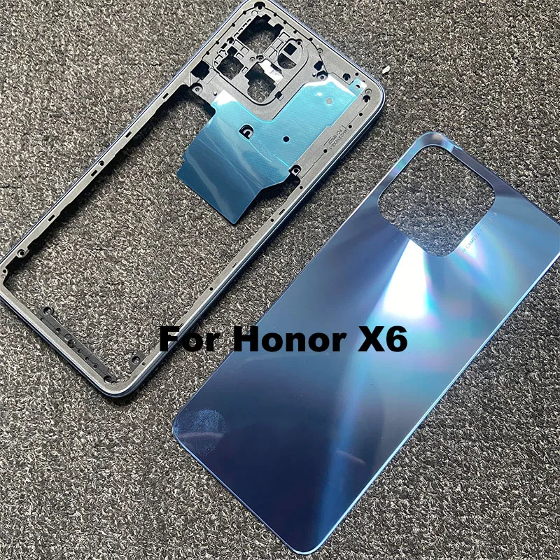 

For Huawei Honor X6 Full Housing Middle Frame Front Bezel Mid Plate Battery Cover Back Panel Rear Door Case VNE-LX1 VNE-LX2 LX3