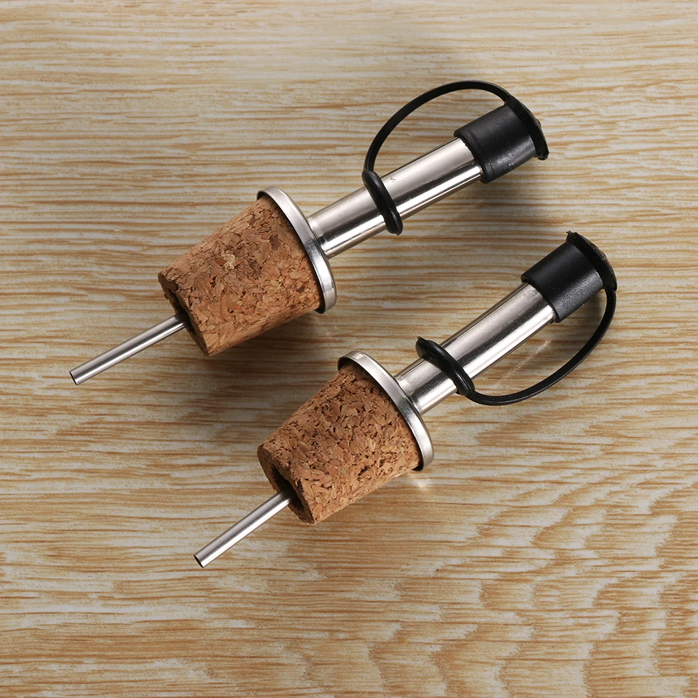 Wine Stopper 1pcs Stainless Steel For Bottle Wine Olive Oil Pourer Dispenser Spout Bar Accessories