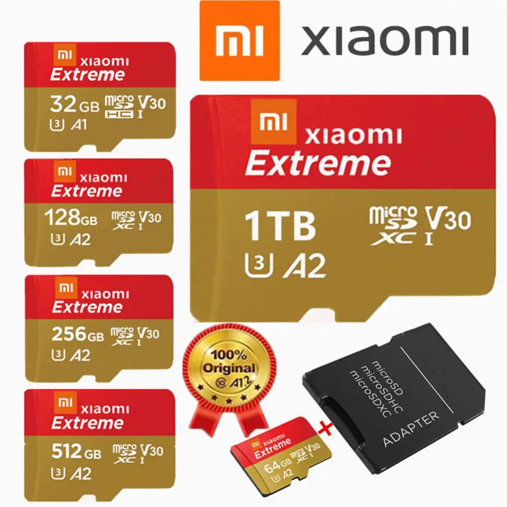 Original Xiaomi Memory Cards 16gb 32gb 64gb Micro Tf Sd Card 128gb