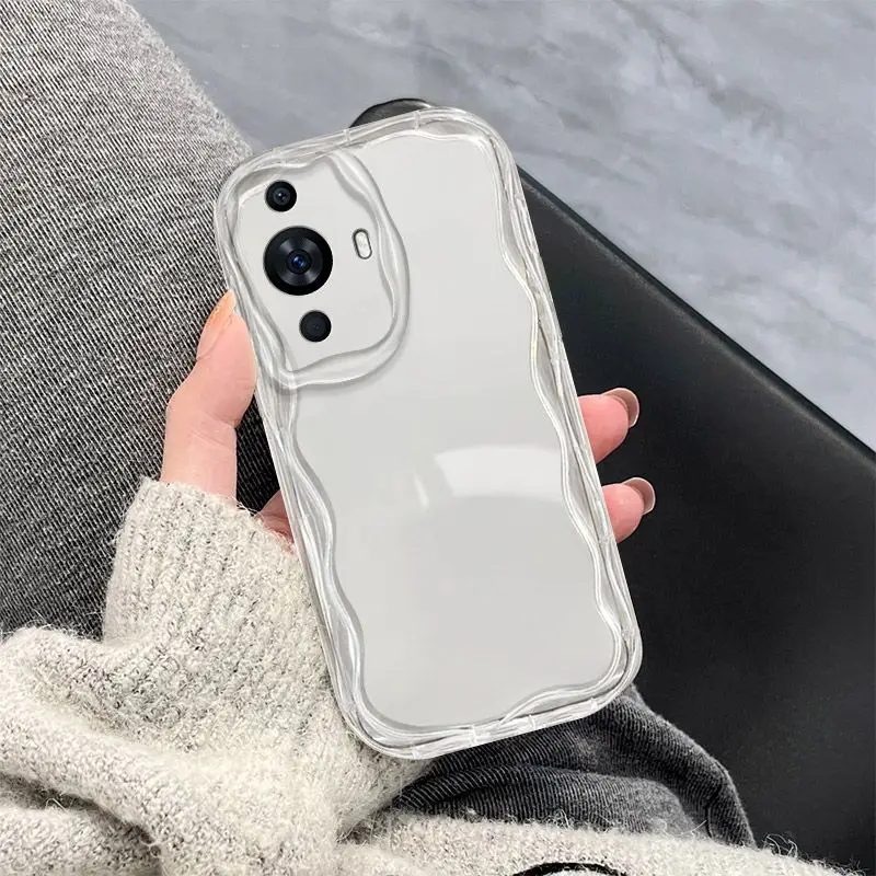 Clear TPU Wave Soft Phone Case Cover