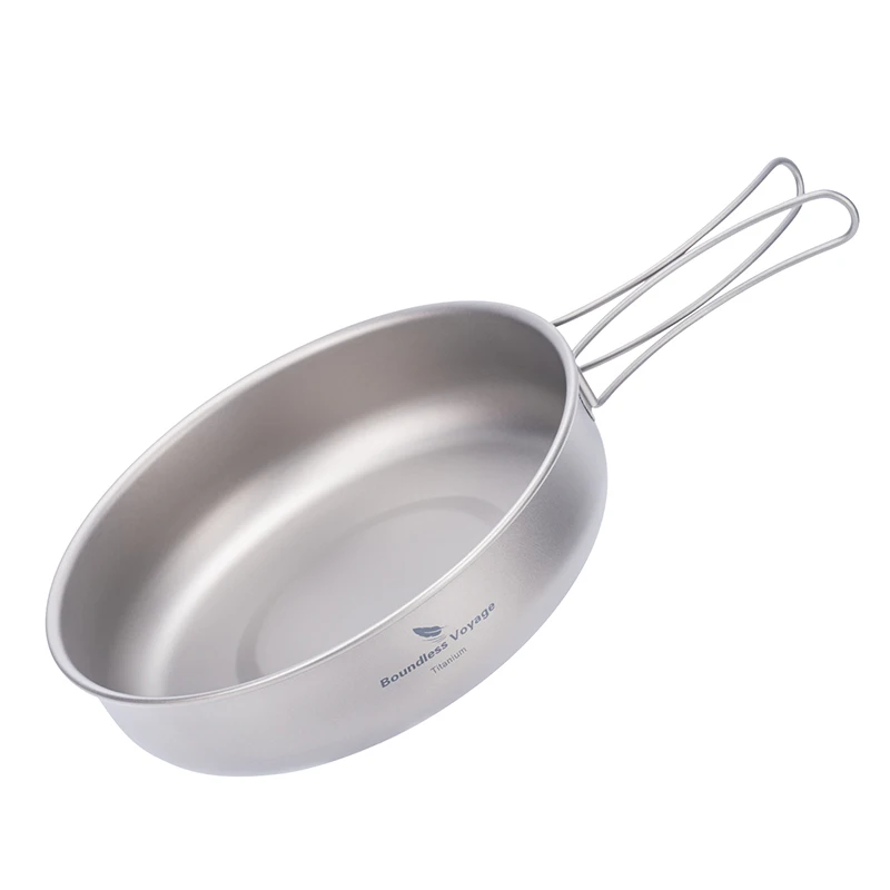 Non-Stick Frying Pan, Nonstick Round Frying Pan With Foldable Handle, Lightweight Caping