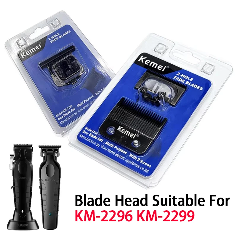 KEMEI KM-2296 KM-2299 헤어 클리퍼 블레이드 커터 헤드용  교체 D..