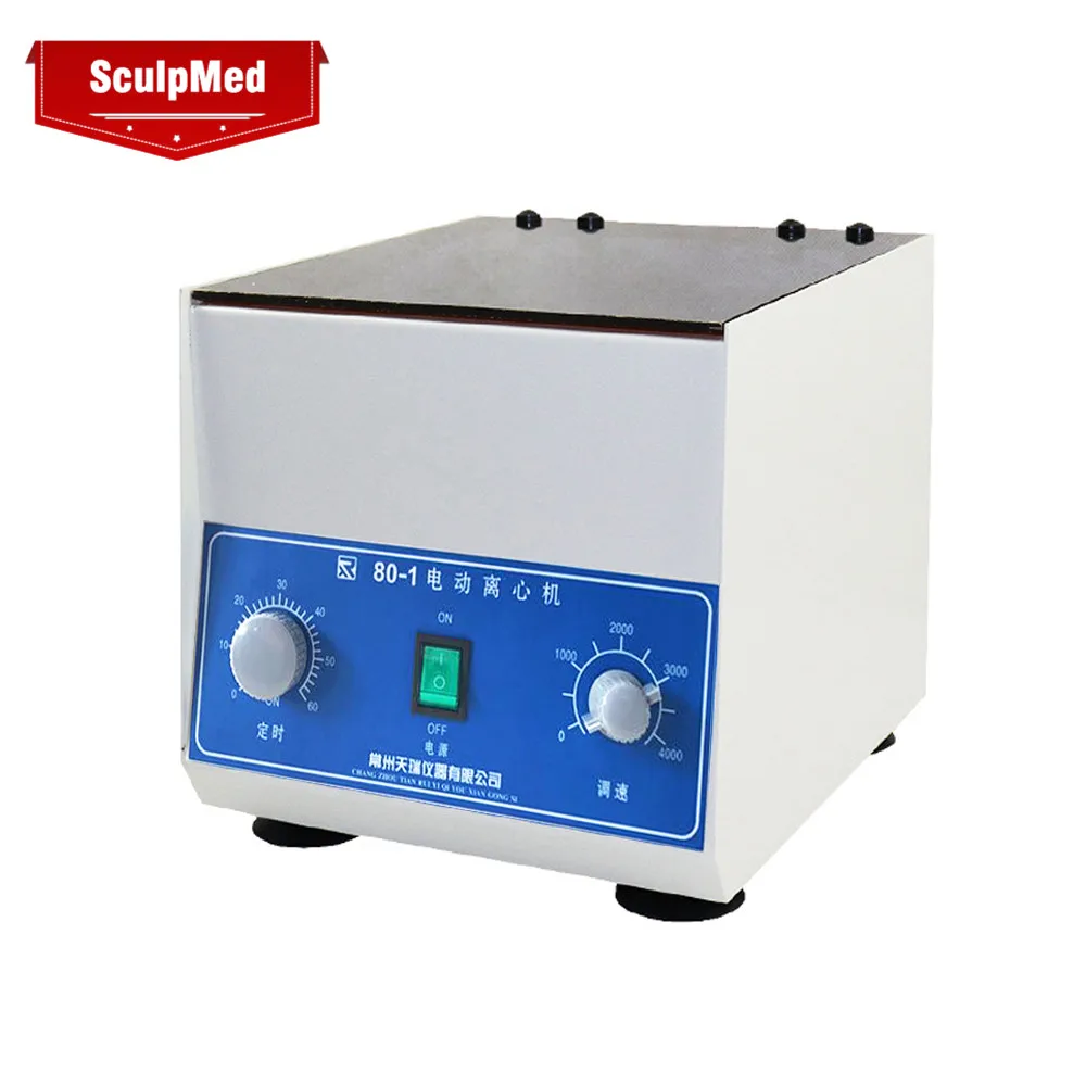 80-1 Electric Centrifuge Laboratory Medical Practice Machine PRP Serum Separation 4000rpm Desktop Lab  prp ppp gel heating machine rt5 100 with cover lid portable serum filler