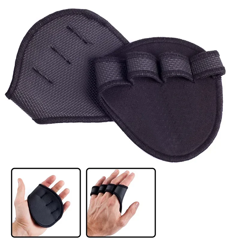 Neoprene Grip Pads Lifting Grips Gym Workout Gloves Weightlifting Calisthenics Powerlifting Fitness Sports Hand Protector weightlifting gloves hand grips