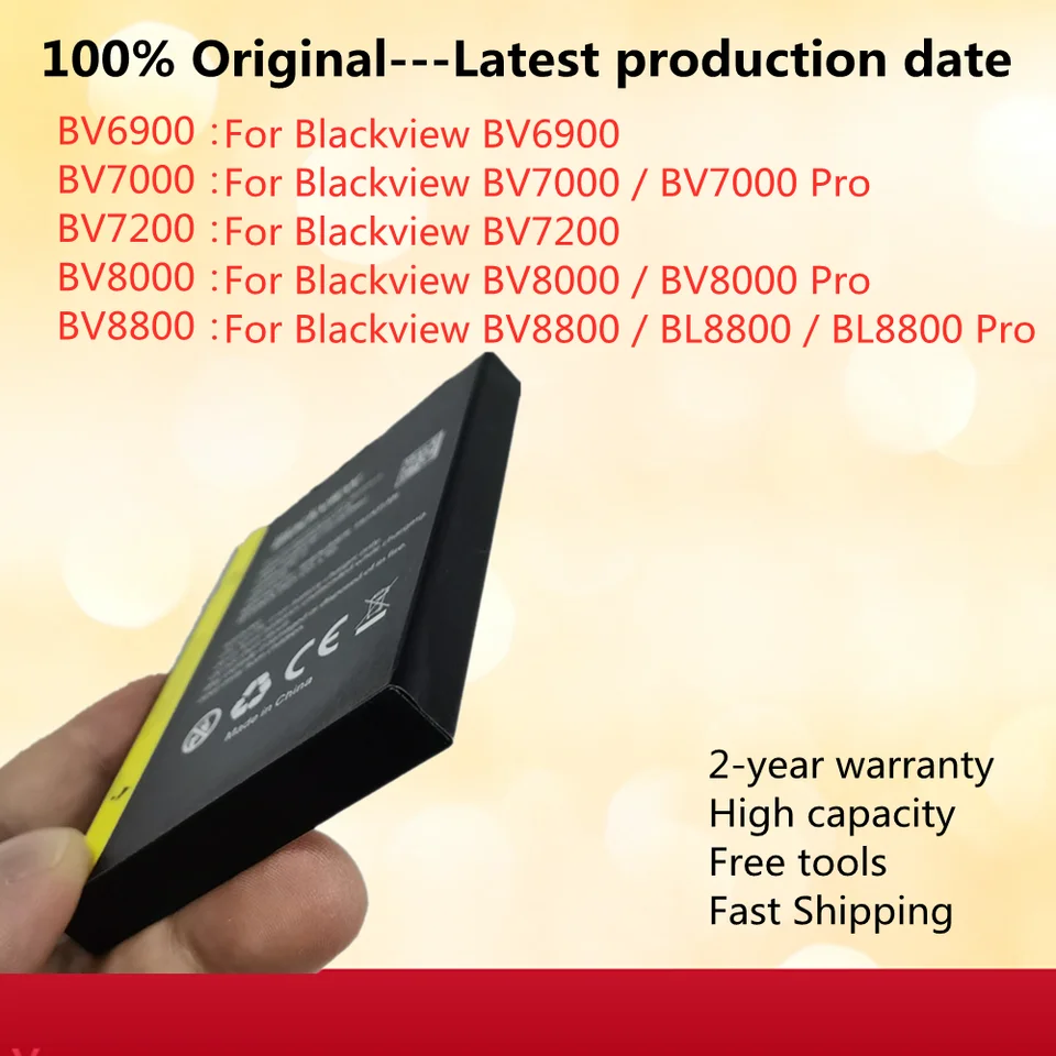 Batterie OEM Blackview BV9000 Pro – 4180mAh, 3,8V – Neuve Avec Kit D'outils