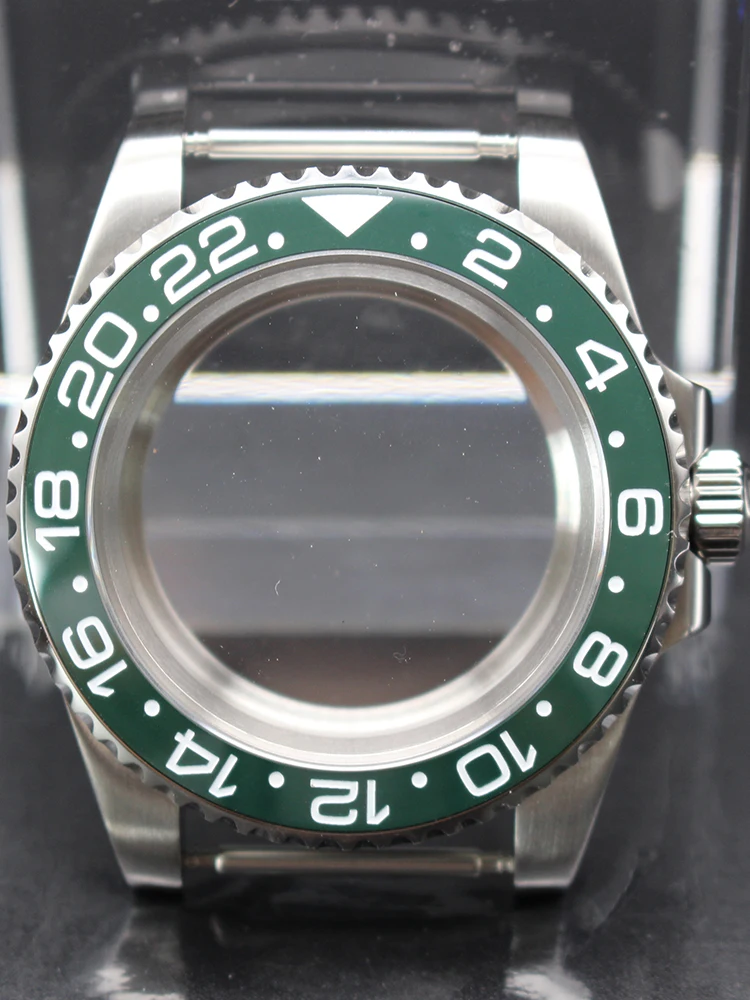 Premium 40mm Waterproof Watch Case with Ceramic Bezel Insert