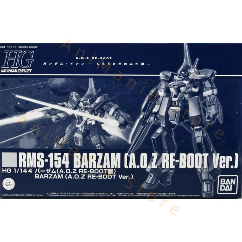 Bandai Gundam Model Kit HG Hi Zack AOZ RE Boot Barzam Zeon TR6