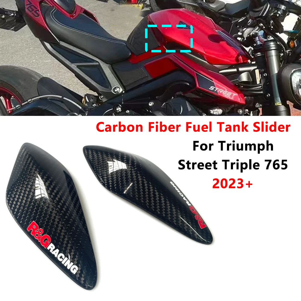 For Daytona Moto2 765 Street Triple 765S Carbon Fiber Fuel Tank