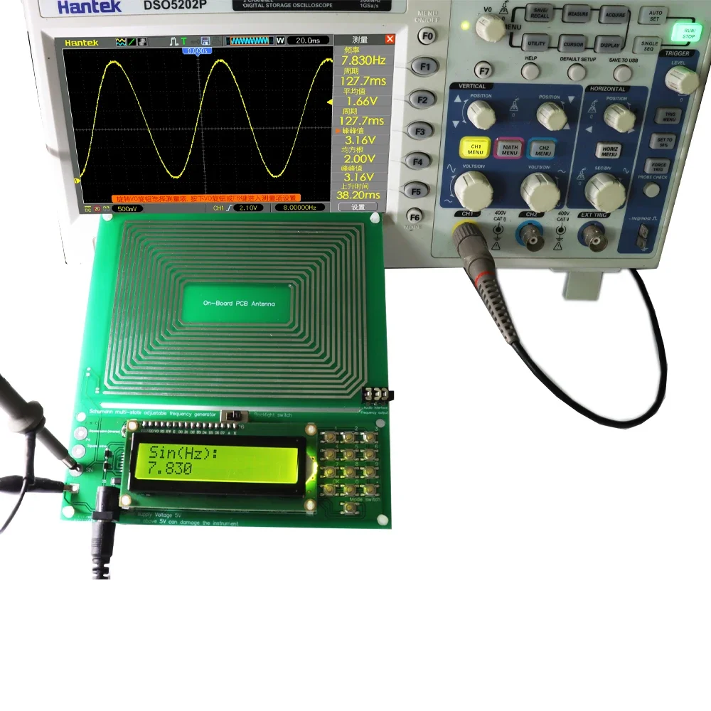 Adjustable 0.001HZ-200KHz 7.83HZ Schumann Resonance Ultra-low Frequency Pulse Wave Generator Audio Resonator 6
