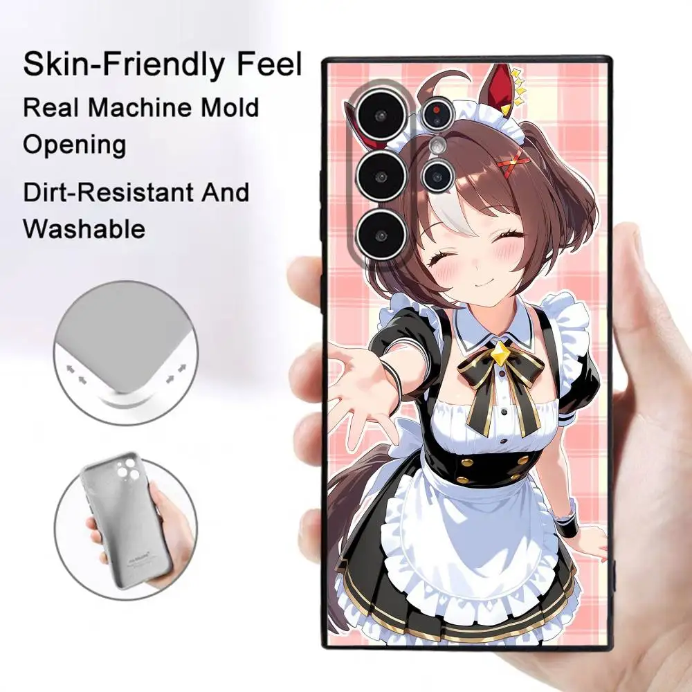 Frosted Non-Slip Anime U-Umamusume Phone Case - Full Cover Soft Case