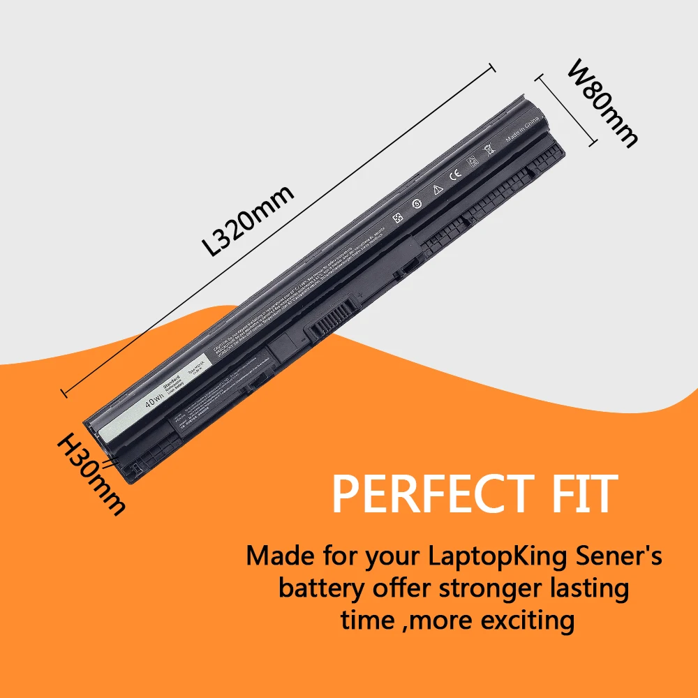 Laptop Battery 40Wh 14.8V 2800mAh M5Y1K For DELL Vostro 3451 3458 3551 3558 V3458 V3451 N3558 N5558 WKRJ2 GXVJ3 HD4J0 laptop battery