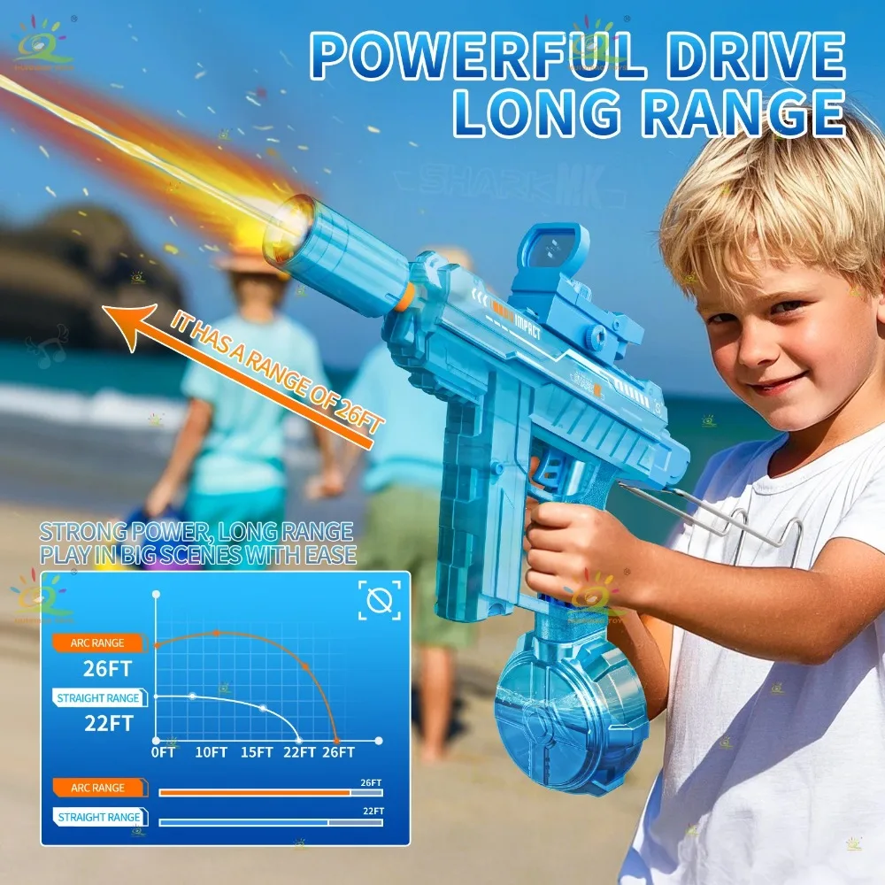 Automatische uzi waterpistool met verlichte led geluiddemper_voghion.com