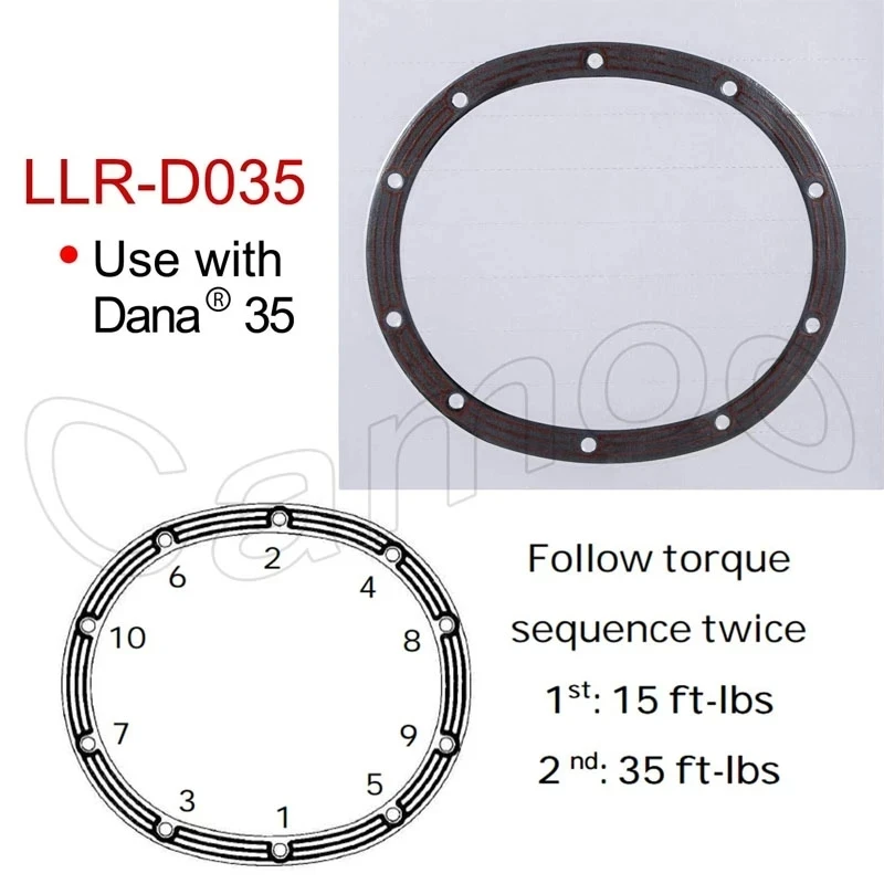 Differential Cover Gasket D035 Auto Engine Parts AMC Model 35 D035/ Dana 35 N8X6 For Jeep Wrangler TJ/YJ/JK Rear Axles