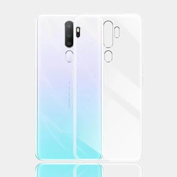 Ultra Thin Silicone Soft Clear Phone Case Cover - Slim Bumper Coque s for OPPO A5 2020 (Clear)
