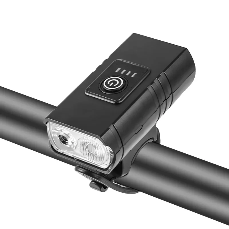 High-Intensity USB Rechargeable Bicycle Headlight with Dual T6 LED Lights