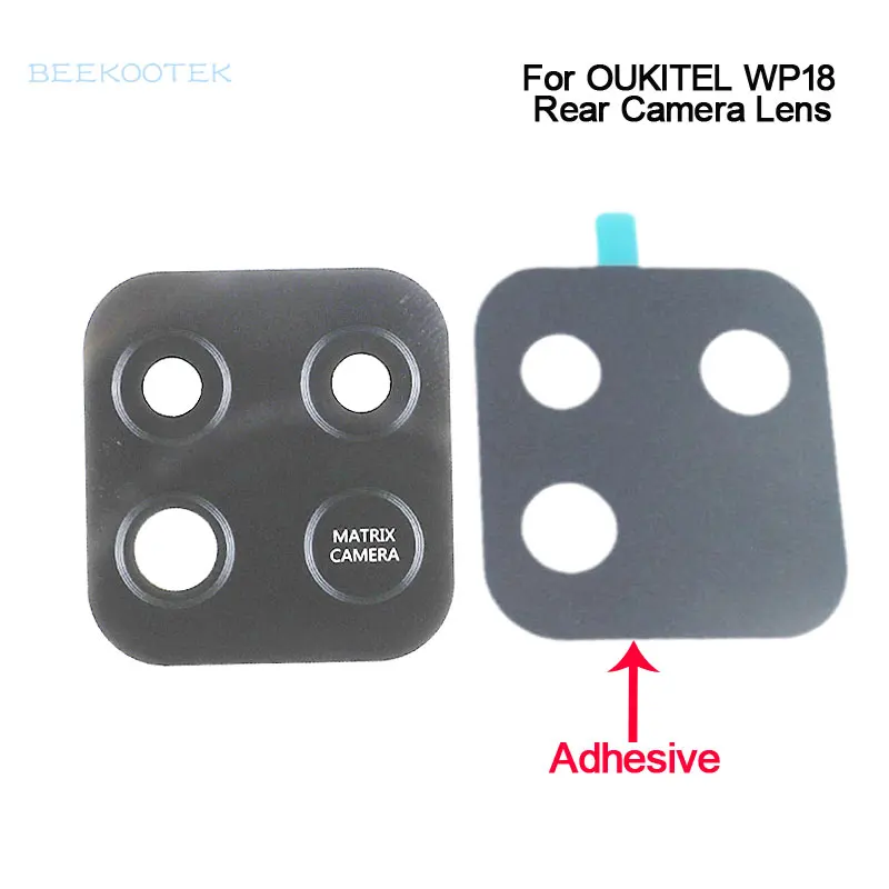 

New Original OUKITEL WP18 Rear Camera Lens Back Camera Lens Glass Cover With Adhesive Accessories For OUKITEL WP18 Smart Phone