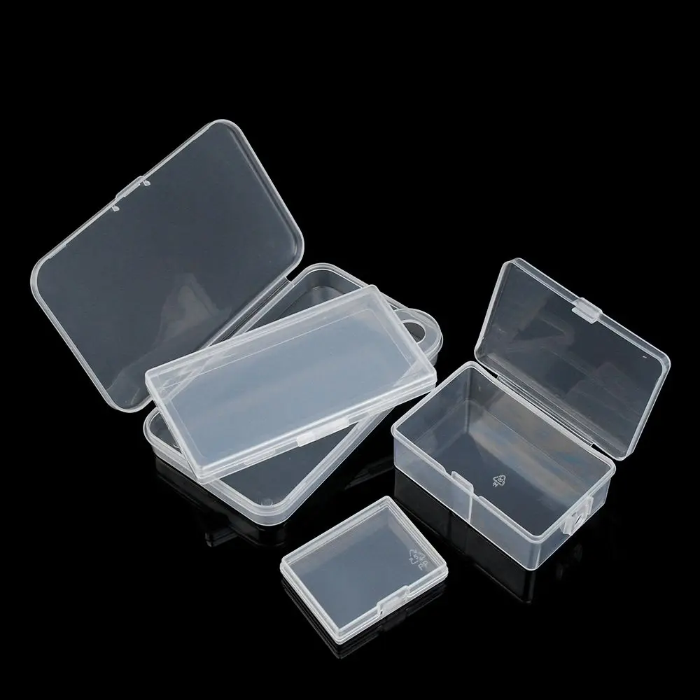 Transparent Plastic Box Storage Collections Product Packaging Box Dressing  Case Mini Case Out Size 13.2*7.7*3cm - Storage Boxes & Bins - AliExpress