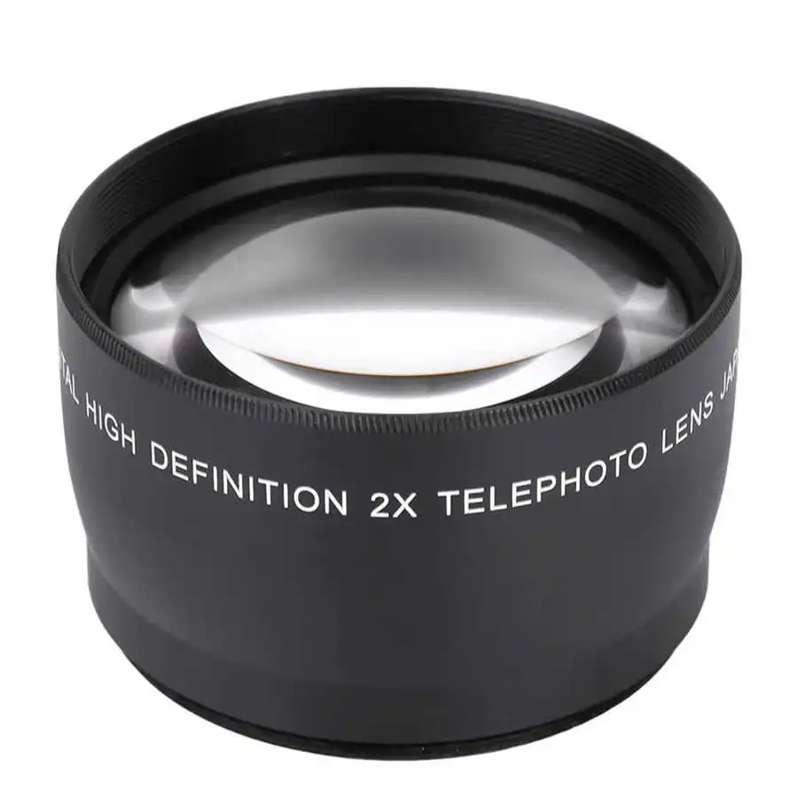 Lens of Camera 58MM 2X Magnification Universal Teleconverter Camera Lens For Cameras Accessory Camcorder