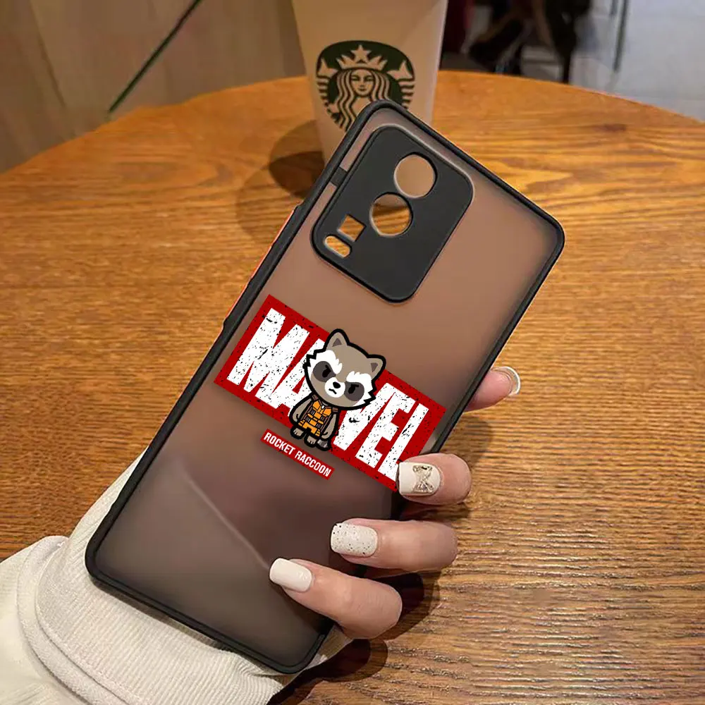 thumbnail image 1 of Funda mate para VIVO X90 X80 X70 5G X60 X50 X30 IQOO NEO 3 5 PRO PLUS X27 X23 X20 Funda el guapo Marvel Avengers dibujos animados, 1 of 5