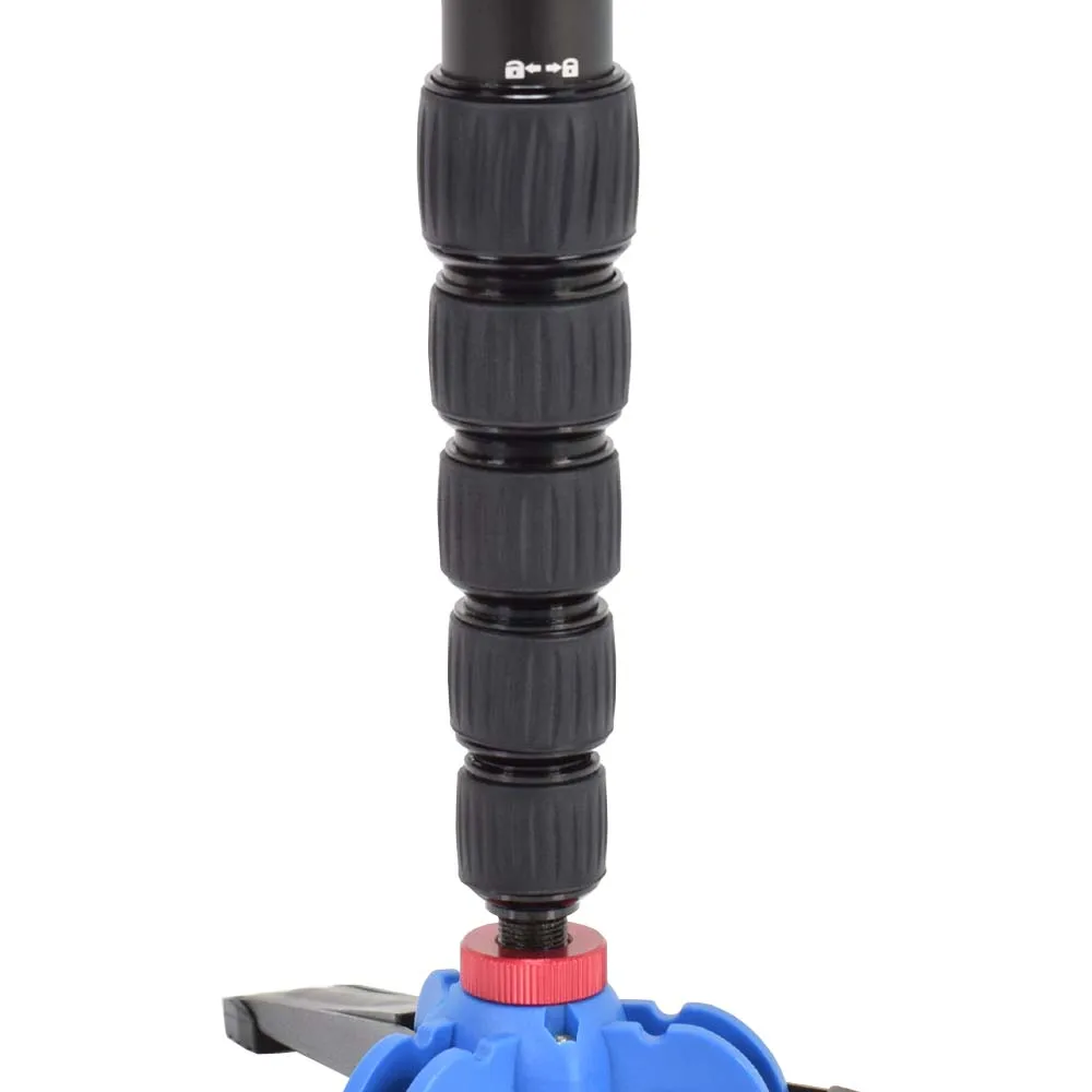 Manbiy-profissional Viagem Portátil Dslr Câmera Monopod Tripé Stand Kb0 Ballhead m2 Stand Base Max Altura 1.8m A666 - Image 2