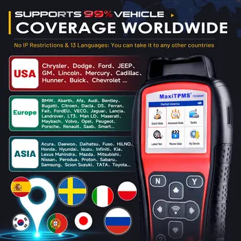 2024 Autel TS508WF TPMS MX sensor 315 433MHz Car Diagnostic WiFi Programing Service Tool Tire