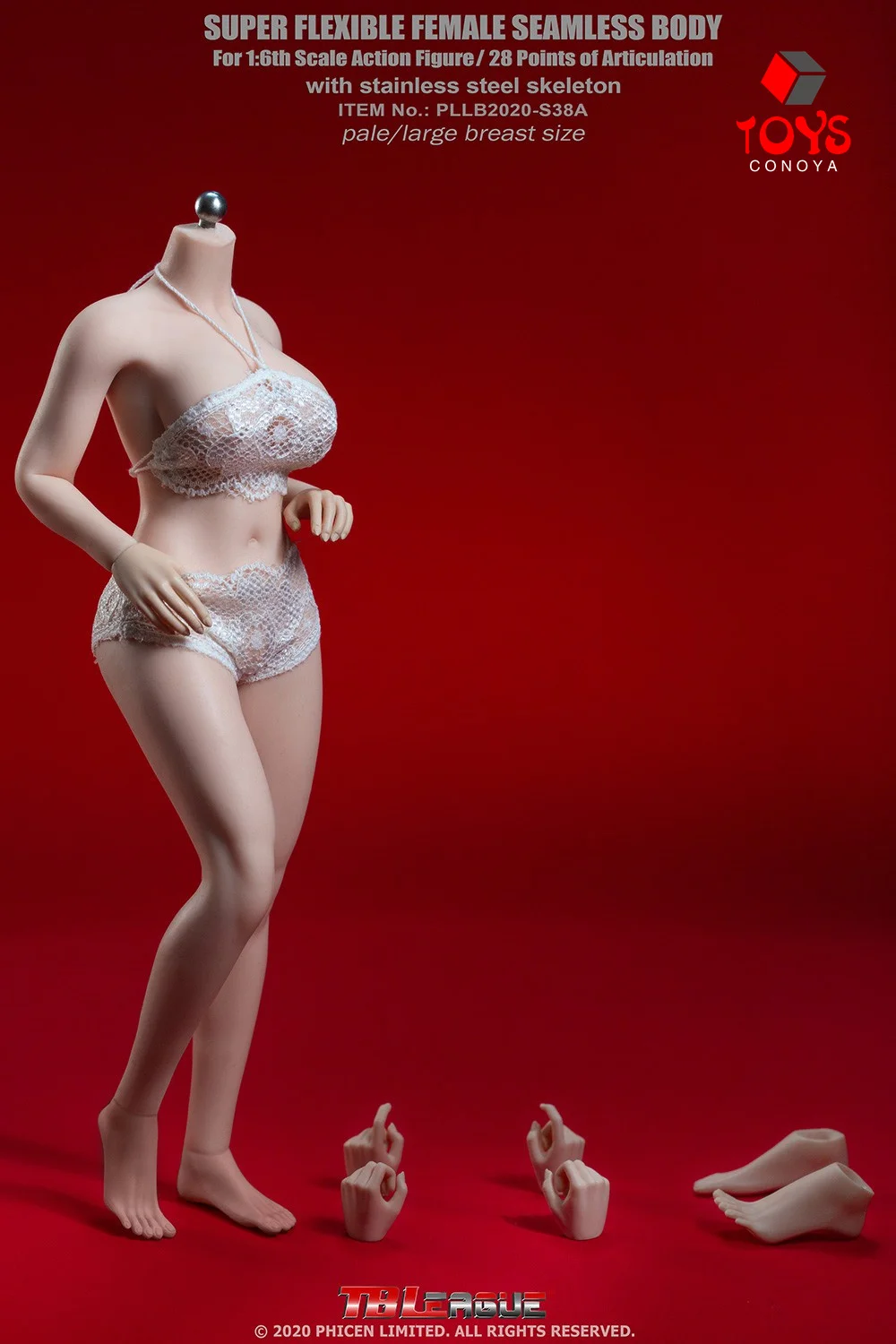 TBLeague 1/6スケール 超柔軟性シームレス 女性 素体 S39A TBLeague 1/6スケール 超柔軟性シームレス 女性 素体 S39A