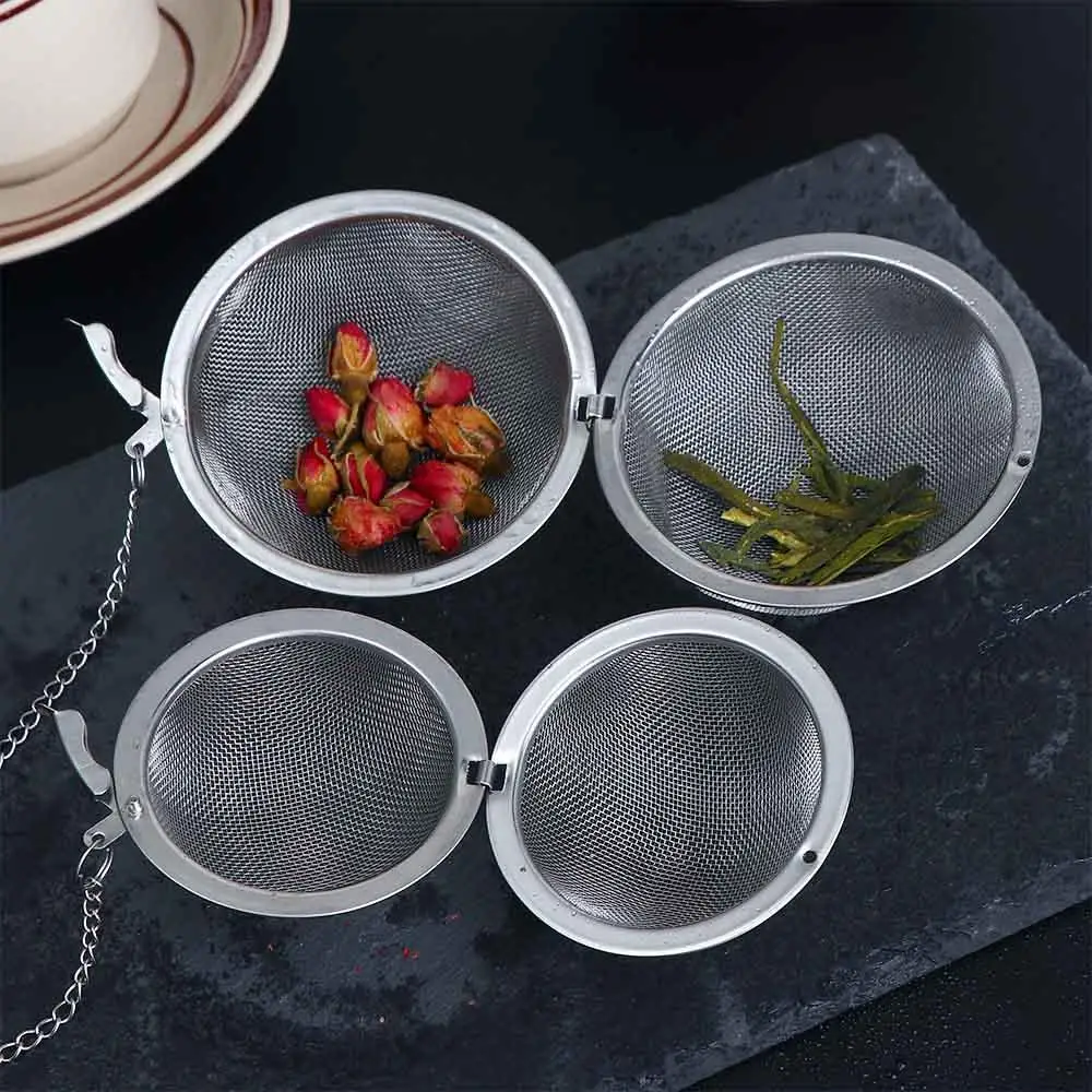 

304 Stainless Steel Tea Infuser Safe Boiled Spice Bag for Stewing Meat Fine Mesh Tea Ball Tea Strainer Filters Seasoning Ball