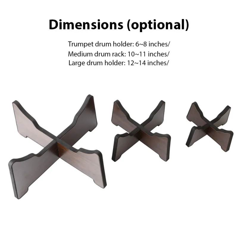 Steel Tongue Drum Bracket Wooden Tongue Drum Stand Snare Stand Hand Pan Display Rack Percussion Instrument Accessories