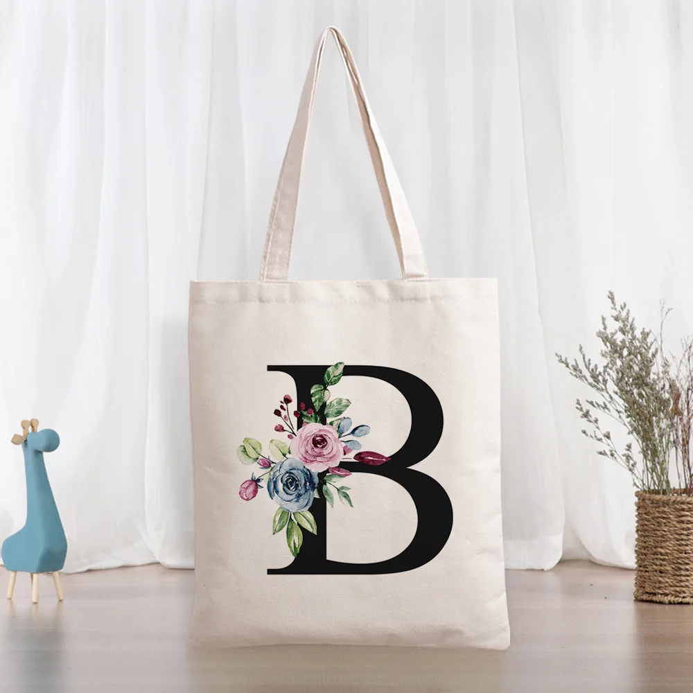 Shopping Moda DIY Canvas Totes Grande Capacidade