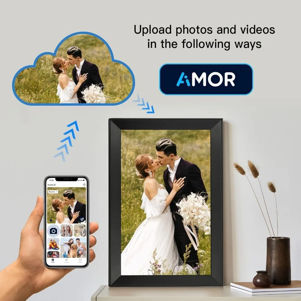 Digital Picture Frame    Large WiFi Digital Photo Frame with FHD Touchscreen, Built-in 64GB Storage 5