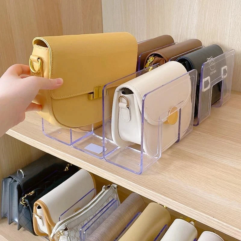 Bag Hanger 4 Pcs,Purse Hanger for Closet, Acrylic Purse Handbag Organizer,Protecting  Bag Shape & Organizing Space(Black) - Walmart.com