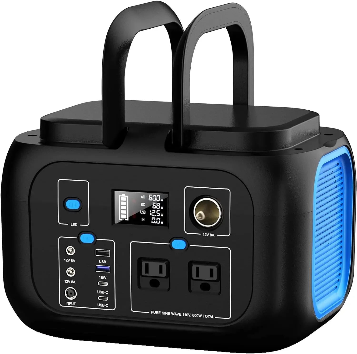 600W Power Bank with Solar Generator 2