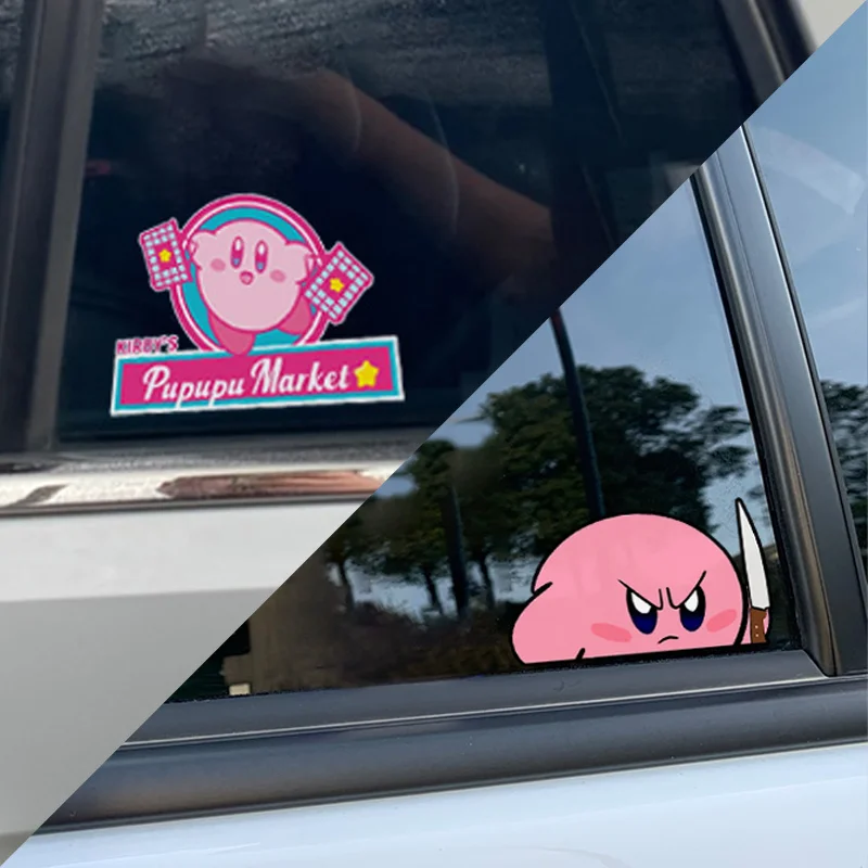 StarKirbyCarStickersCarGlassPullFloatStickersCreativeDIYCar