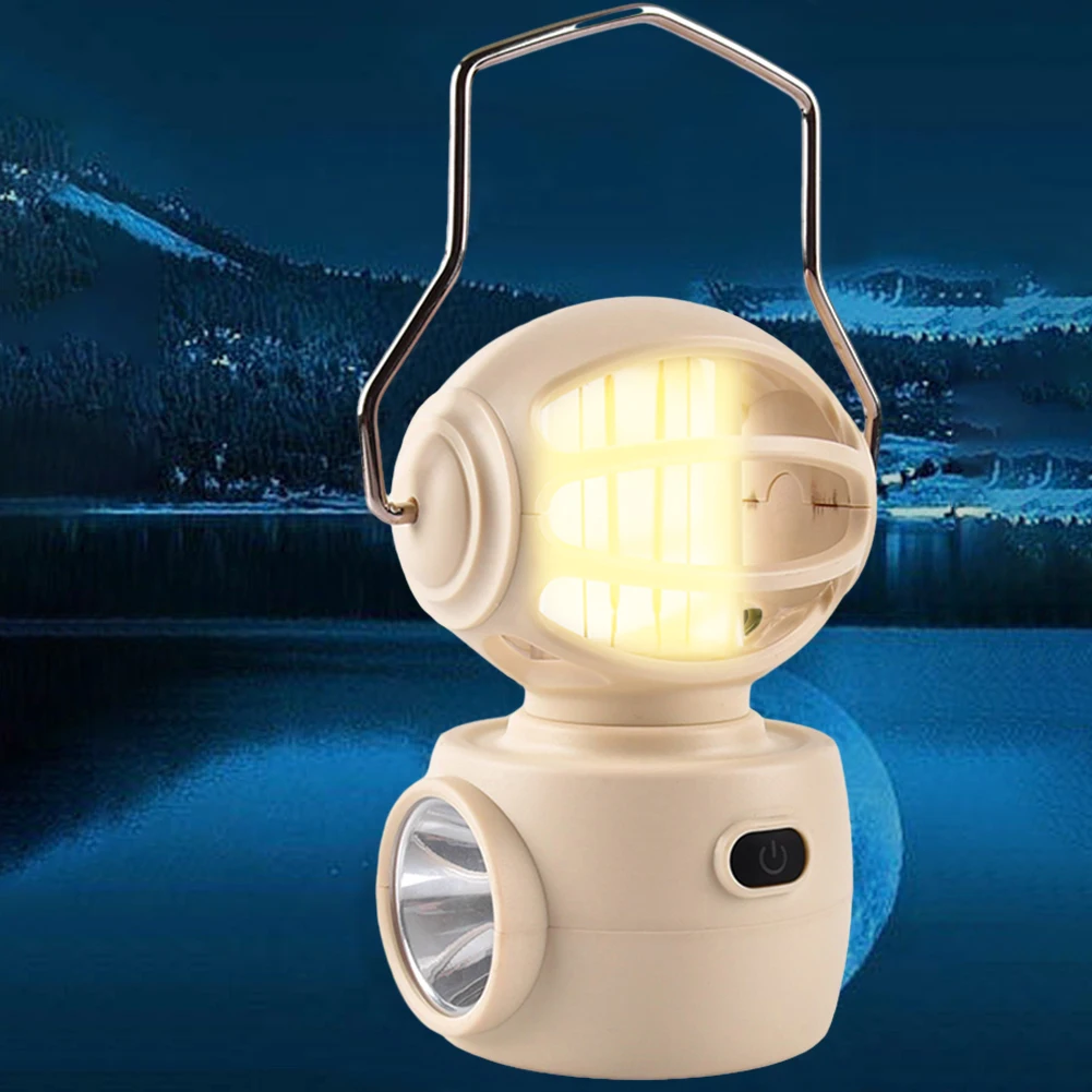 Robot-Shaped Creative Camping Lamp Stepless Dimming USB Rechargeable Emergency Light Emergency Lantern Outdoor Camping Equipment
