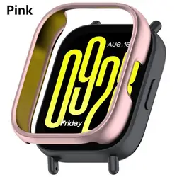 Enhanced Protective Hollow Cover Case for Smartwatch - Premium Shell Bumper Accessory (Pink)