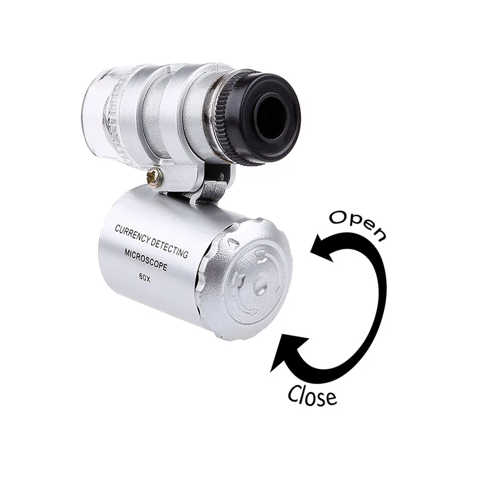 Lente D'ingrandimento Illuminata 60x, Lente D'ingrandimento